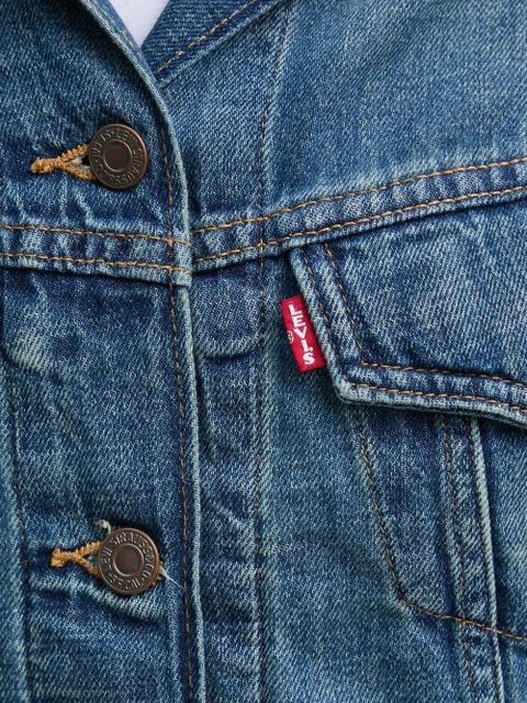 American Vintage Joybird patch-pocket denim jacket - Blue