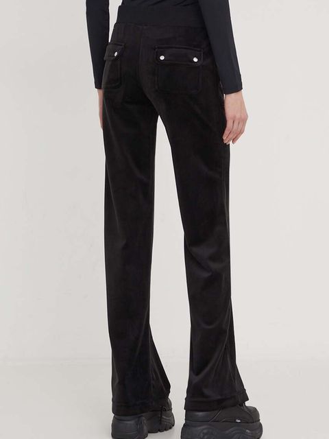 Juicy Couture spodnie dresowe welurowe
