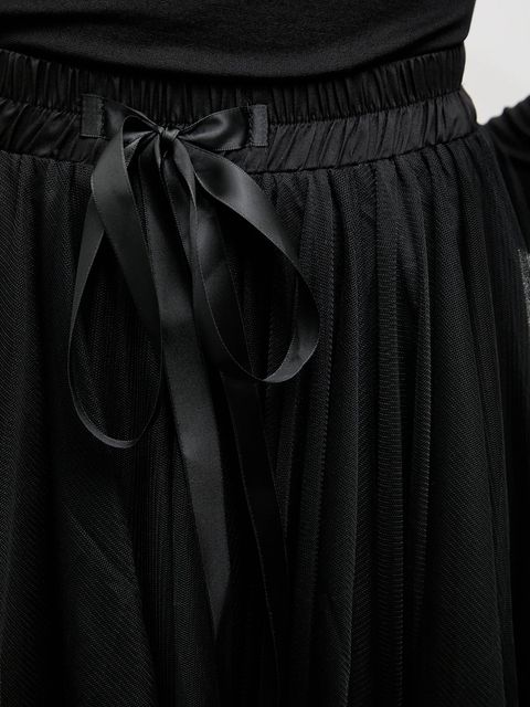 Answear.LAB spódnica kolor czarny maxi rozkloszowana