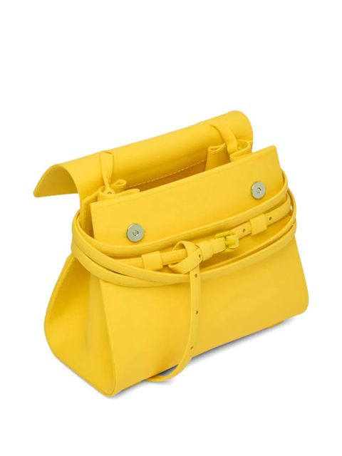 Moschino yellow tote bag
