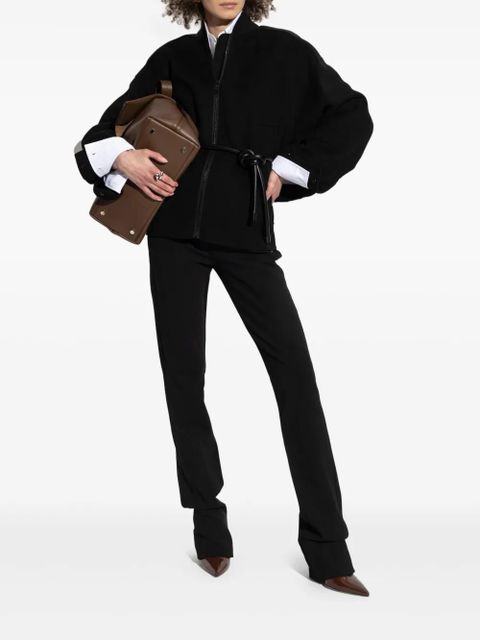 Sportmax wool bomber jacket - Black - zdjęcie produktu nr 2