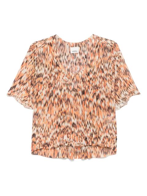 ISABEL MARANT silk blouse - Orange - zdjęcie produktu nr 1