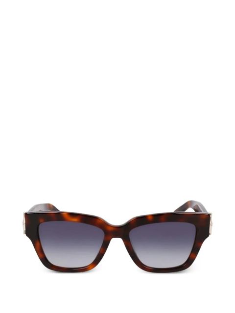 Longchamp tortoiseshell-effect cat-eye sunglasses - Brown - zdjęcie produktu nr 1