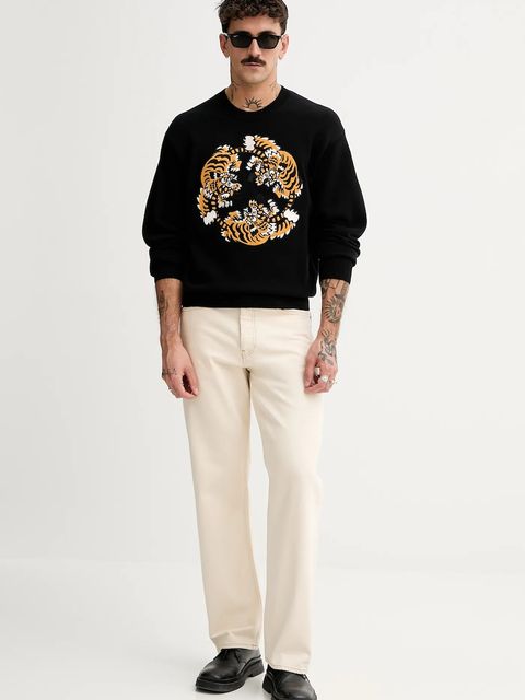 Kenzo sweter wełniany x Verdy kolor czarny FF58PU7133CR.99J