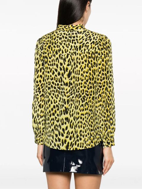 Zadig&Voltaire Taos leopard-print silk shirt - Yellow - zdjęcie produktu nr 2