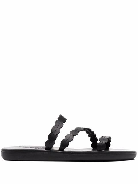 Ancient Greek Sandals Oceanis leather sandals - Black - zdjęcie produktu nr 1
