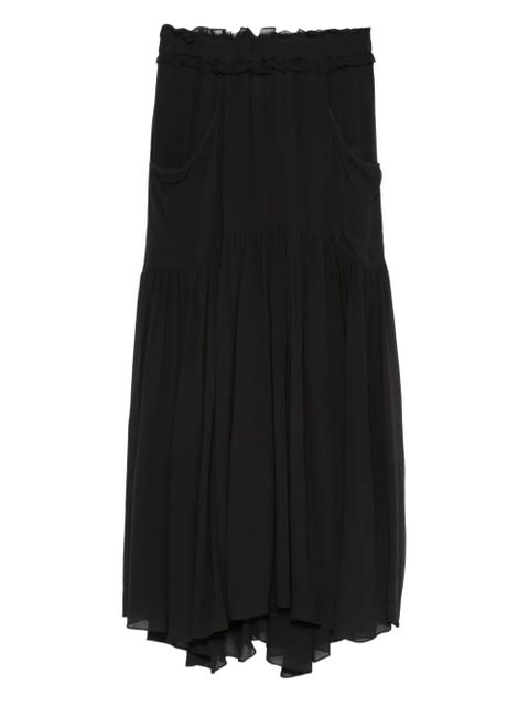 MARANT ÉTOILE ruffled maxi skirt - Black - zdjęcie produktu nr 1
