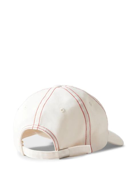 Claudie Pierlot embroidered-logo hat - White - zdjęcie produktu nr 2