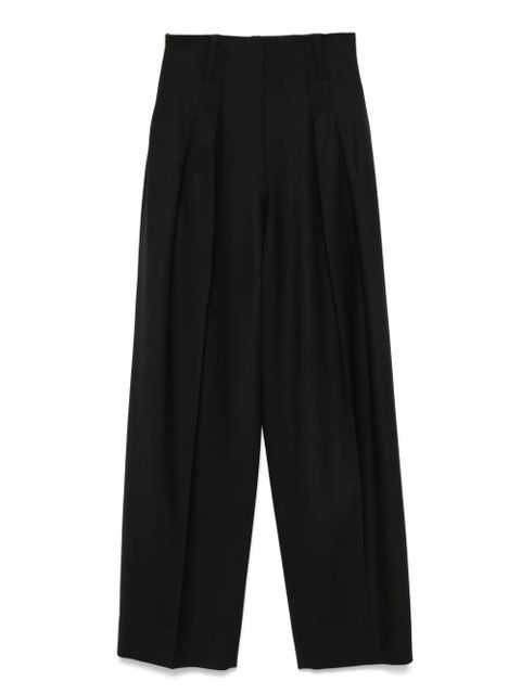Victoria Beckham pressed-crease trousers - Black - zdjęcie produktu nr 1