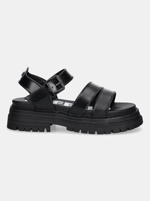 Buffalo sandały Lennox Ts Sandal damskie kolor czarny na platformie 1602274-BLK - zdjęcie produktu nr 2
