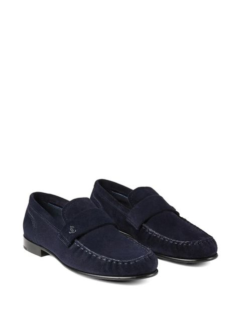 Jimmy Choo Ellis F suede loafers - Blue - zdjęcie produktu nr 2