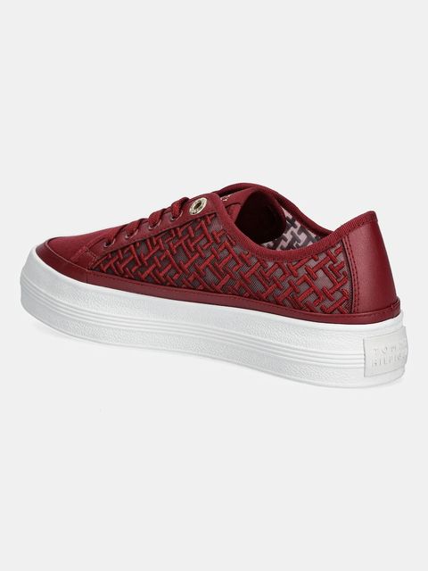Tommy Hilfiger tenisówki VULC EMBROIDERED SNEAKER kolor bordowy FW0FW08685 - zdjęcie produktu nr 2