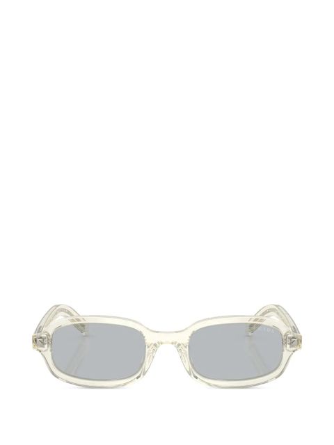 Prada Eyewear oval-frame sunglasses - Neutrals - zdjęcie produktu nr 1