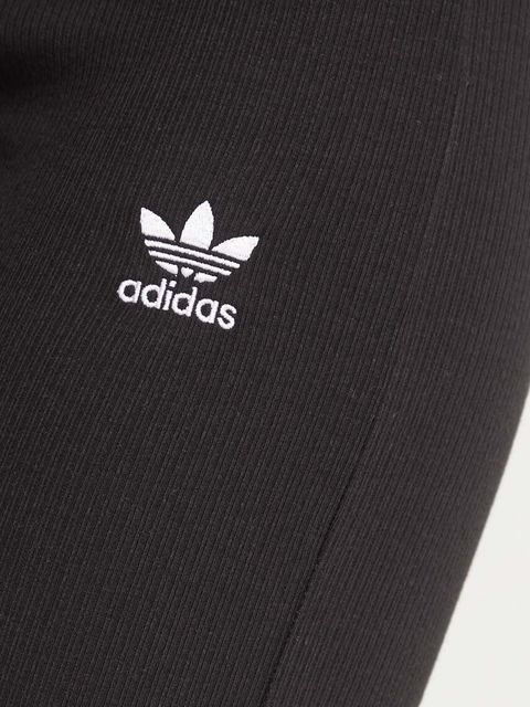 adidas Originals spodnie Essential damskie kolor czarny dzwony high waist IW5727