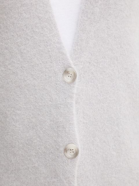 Marella kardigan z wełną damski kolor szary 2523346122200