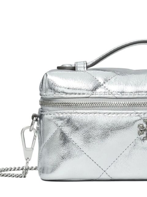Tory Burch Kira vanity cross body bag - Silver
