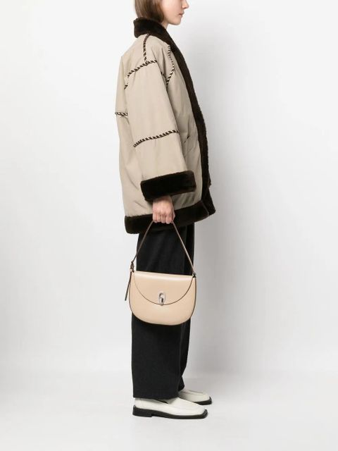 Savette Tondo leather shoulder bag - Neutrals - zdjęcie produktu nr 2