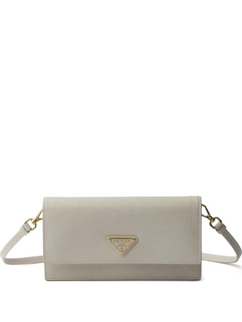 Prada saffiano leather mini-bag - Grey - zdjęcie produktu nr 1