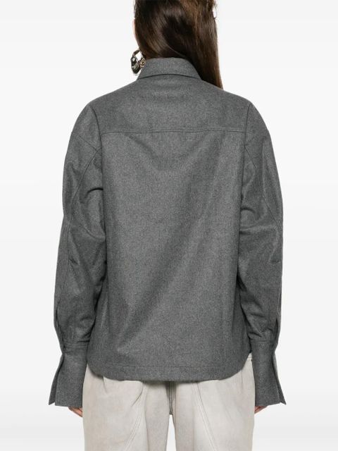 The Attico Eliza shirt - Grey