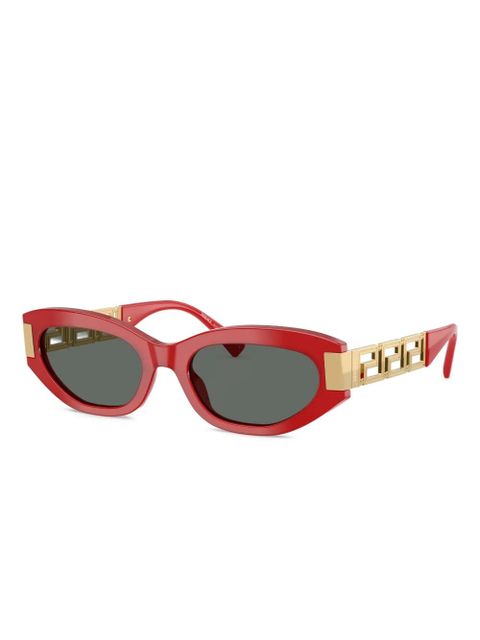Versace Eyewear oval-frame sunglasses - Red - zdjęcie produktu nr 2