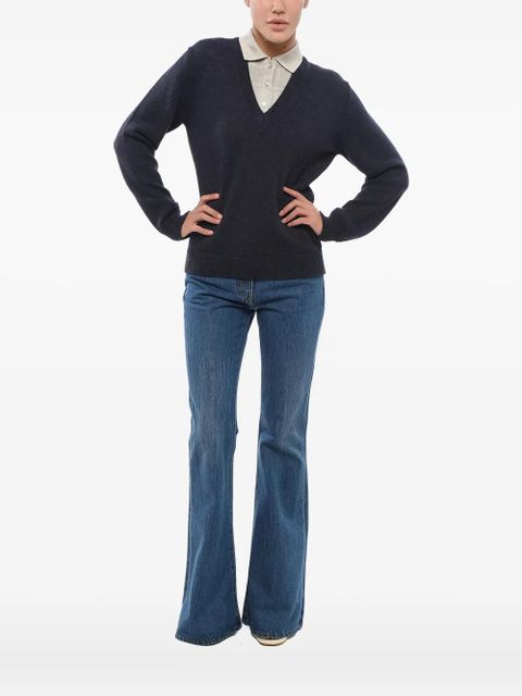 LOEWE layered sweater - Grey - zdjęcie produktu nr 2