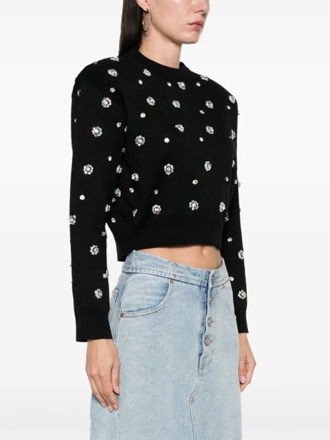 ROTATE BIRGER CHRISTENSEN sequin-embellished jumper - Black - zdjęcie produktu nr 2