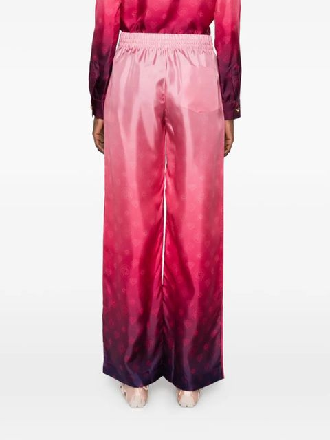 Casablanca gradient side stripe trousers - Pink