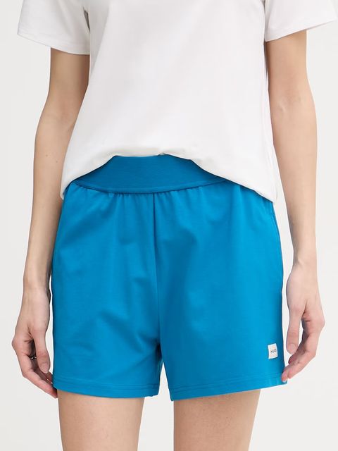 HUGO szorty damskie z bawełną SIGNATURE_SHORT - zdjęcie produktu nr 1