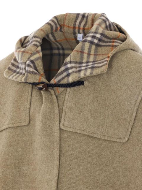 Burberry hooded duffle cape - Neutrals