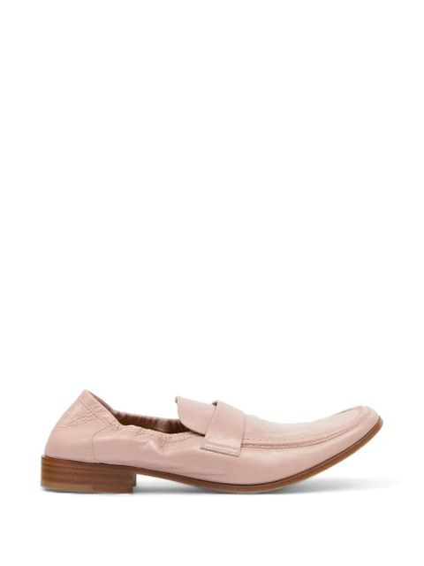 MM6 Maison Margiela penny strap leather ballet flats - Pink - zdjęcie produktu nr 1