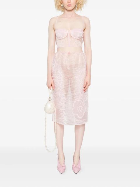 Cecilie Bahnsen Anya top - Pink