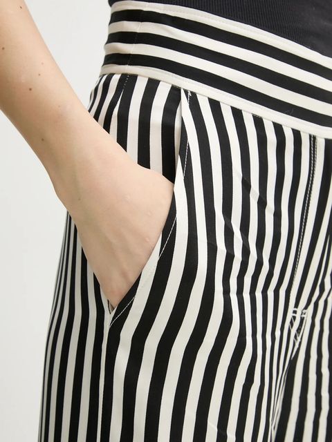 Day Birger et Mikkelsen spodnie Gabin damskie kolor czarny proste high waist DAY65243685