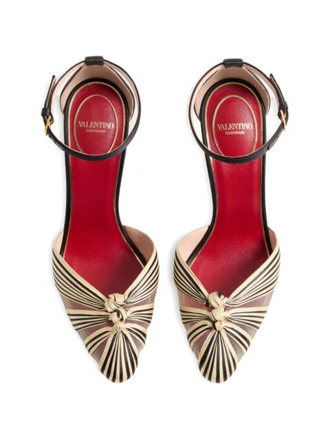 Valentino Garavani Annine satin pumps 100mm - Black