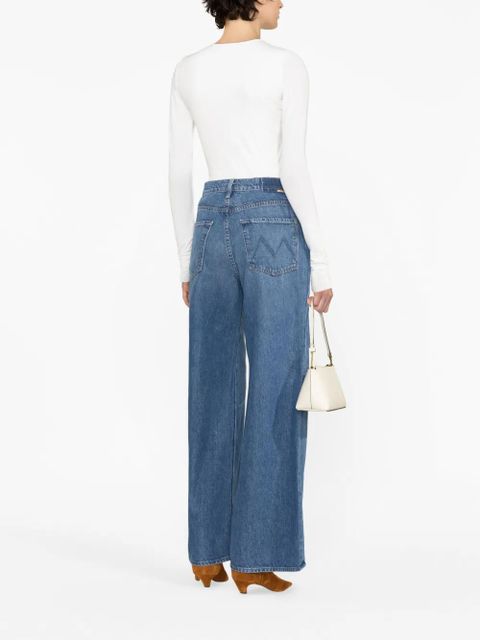 MANURÍ cut-out detail long-sleeve top - White