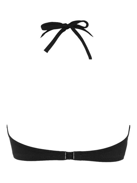 ERES Gang triangle tie bikini top - Black