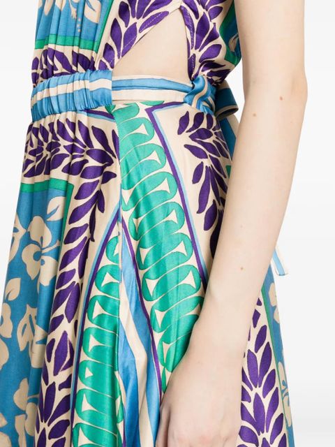SANDRO Jade floral maxi dress - Blue
