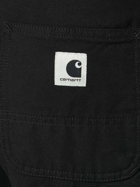 Carhartt WIP logo-patch trousers - Black