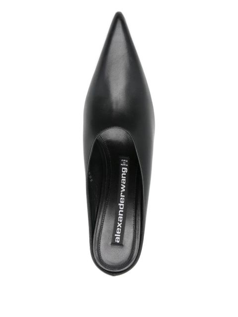 Alexander Wang 105mm Boomerang mules - Black