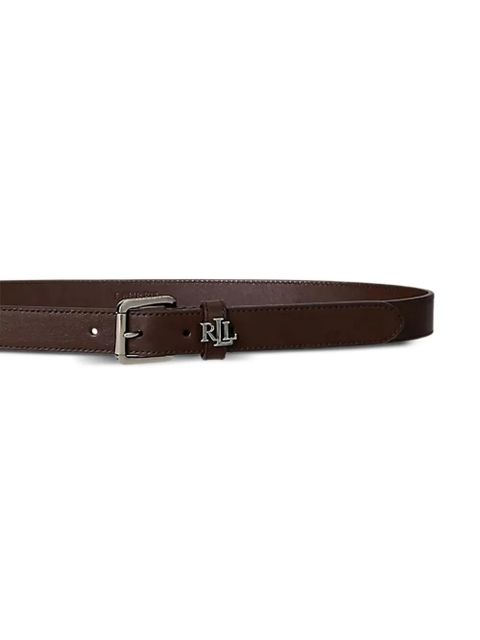 Lauren Ralph Lauren Logo Keeper leather belt - Brown - zdjęcie produktu nr 2