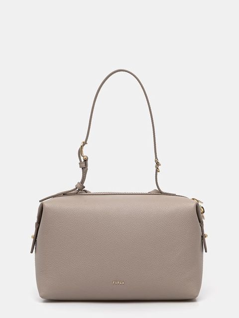 Furla torebka skórzana Double M Boston Bag