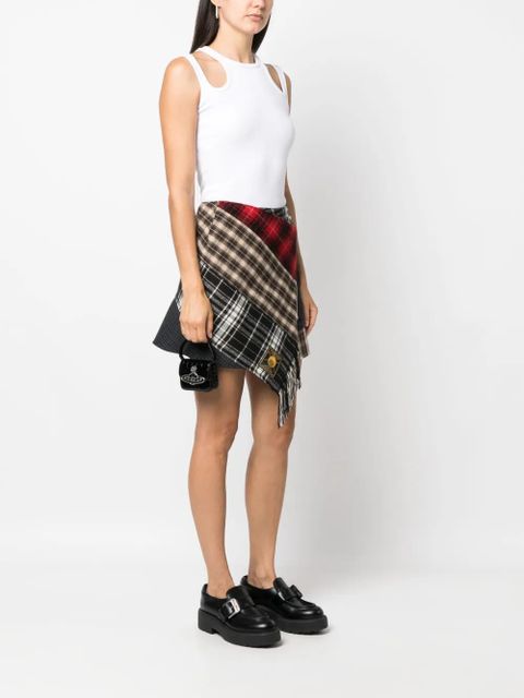 Vivienne Westwood Orb-plaque leather mini bag - Black