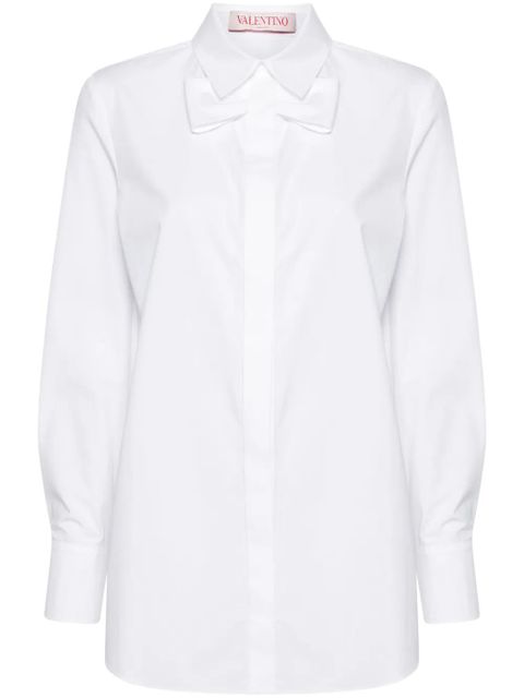 Valentino Garavani bow-detailed shirt - White - zdjęcie produktu nr 1