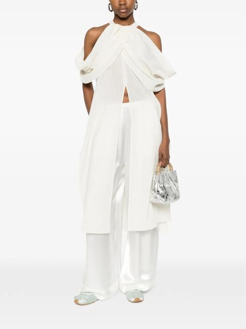 Eleh elasticated trousers - White