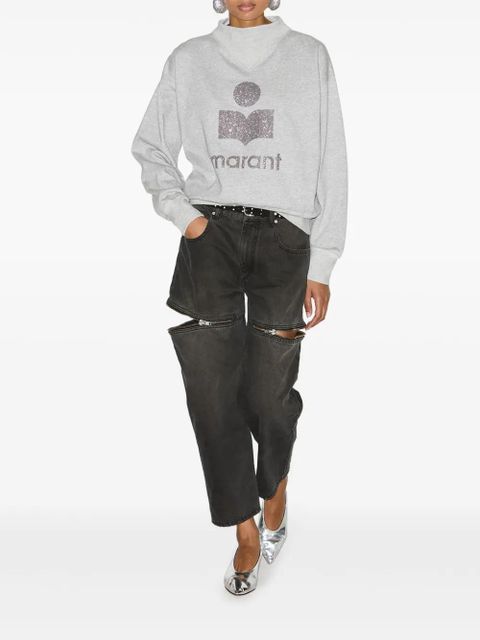 MARANT ÉTOILE Moby sweatshirt - Grey - zdjęcie produktu nr 2