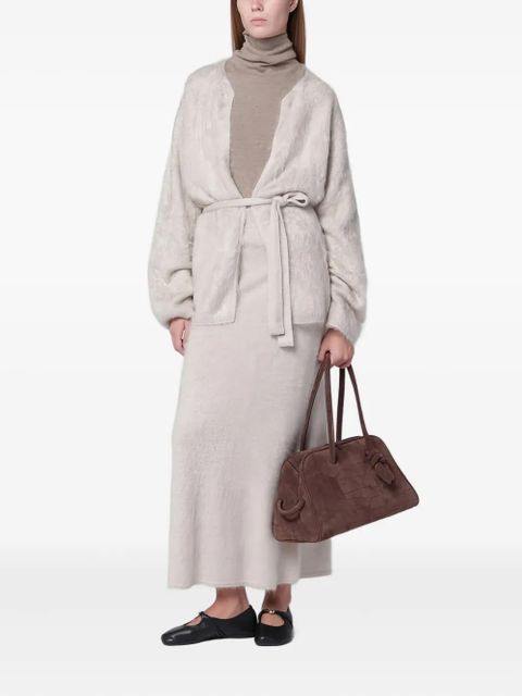 Almada Label ribbed-knit skirt - Neutrals - zdjęcie produktu nr 2