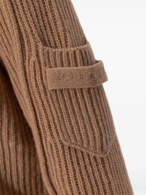 Victoria Beckham ribbed sweater - Neutrals