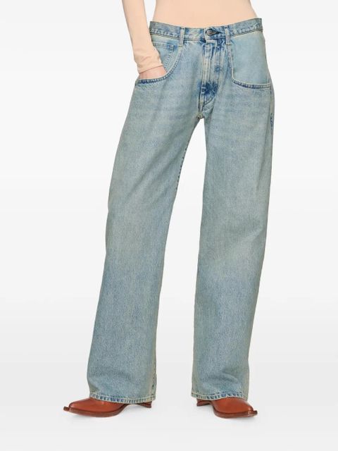 Maison Margiela wide-leg denim jeans - Blue