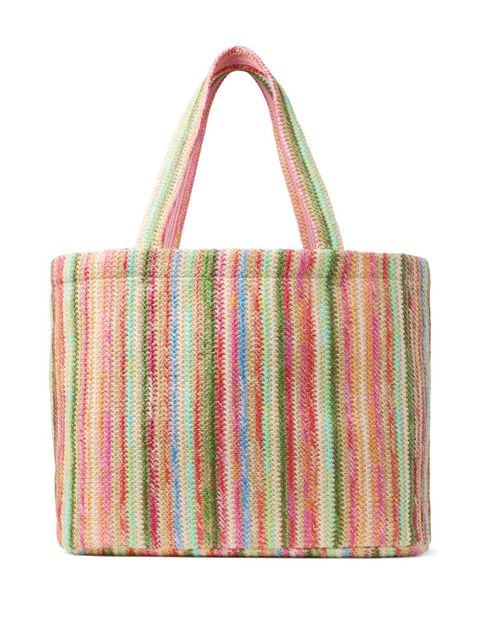 Jimmy Choo striped tote bag - Pink - zdjęcie produktu nr 2
