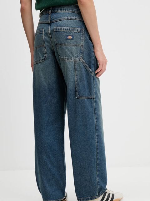 Dickies jeansy HERNDON damskie high waist DK0A4YPY