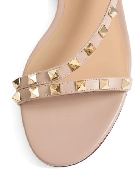 Valentino Garavani Rockstud calfskin sandals - Neutrals
